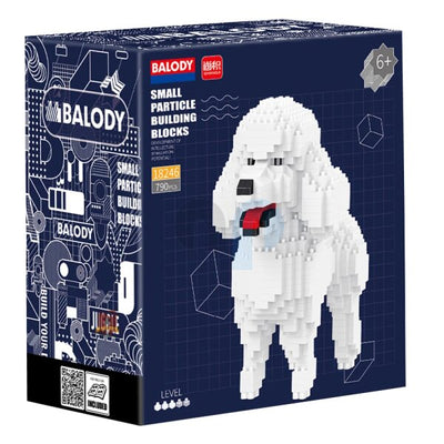 Balody Pudel Hund mit Nanoblocks Mini Lego Building Stones 790 Teile