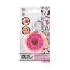 Erstelle es! Schönheitsschlüsselring Donut mit Lippenbalsam