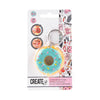 Erstelle es! Schönheitsschlüsselring Donut mit Lippenbalsam