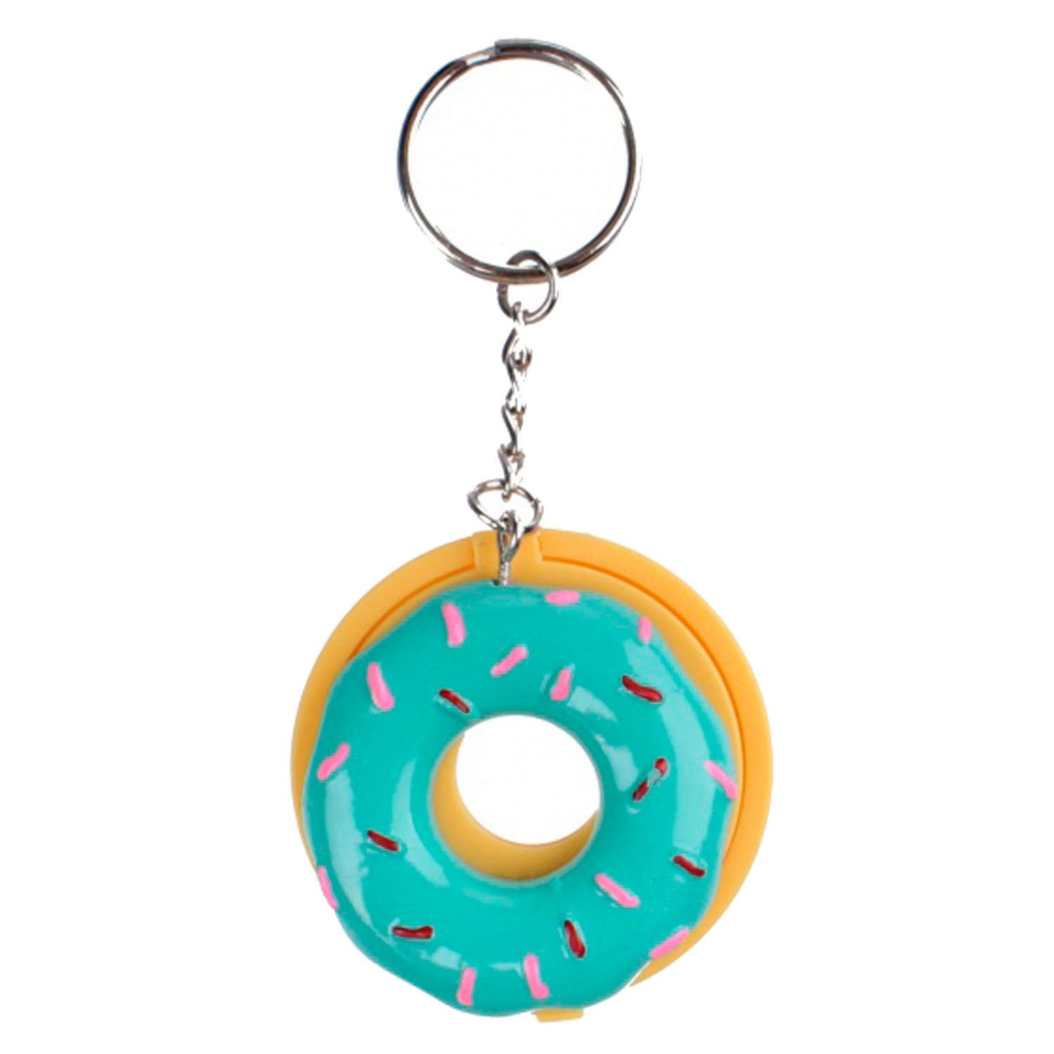 Erstelle es! Schönheitsschlüsselring Donut mit Lippenbalsam