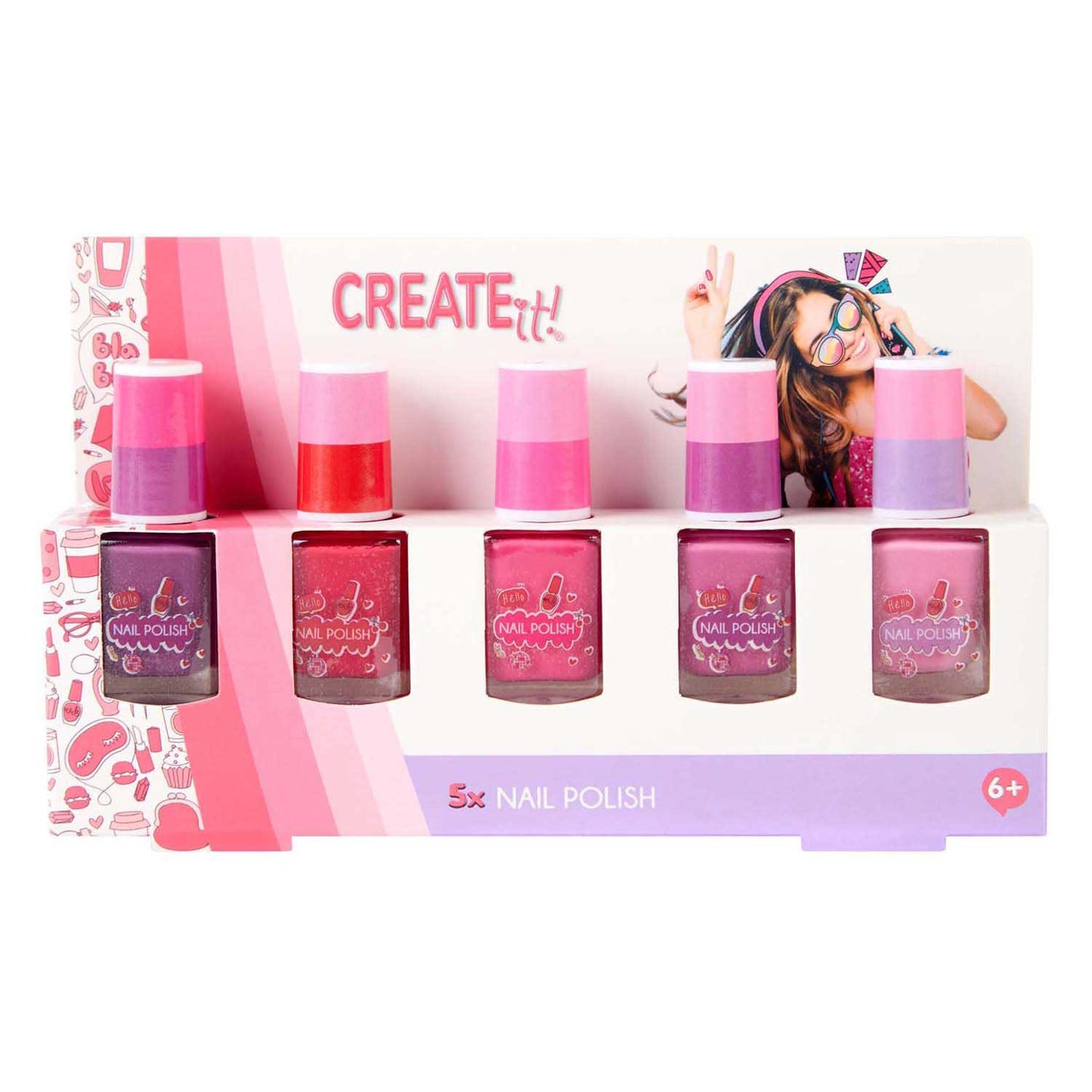 Erstelle es! Nagellack, 5 Stk.