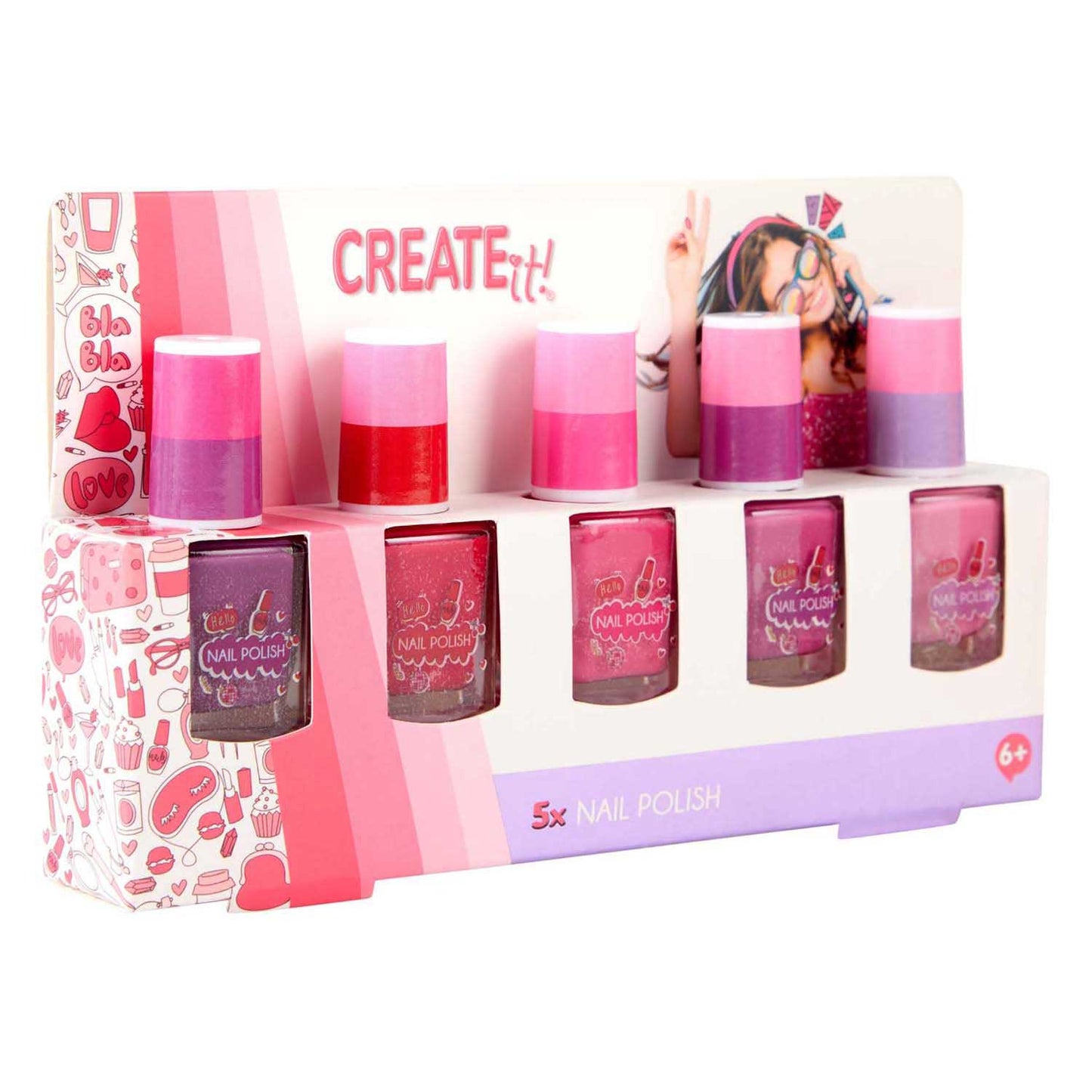Erstelle es! Nagellack, 5 Stk.