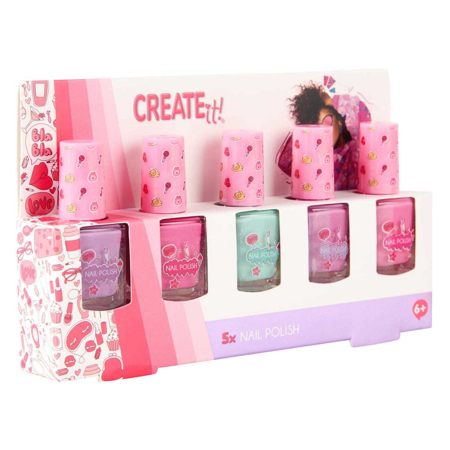 Erstelle es! Nagellack, 5 Stk.
