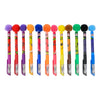 Fruity Squad Pompom -Gel -Stifte mit Duft, 12st.