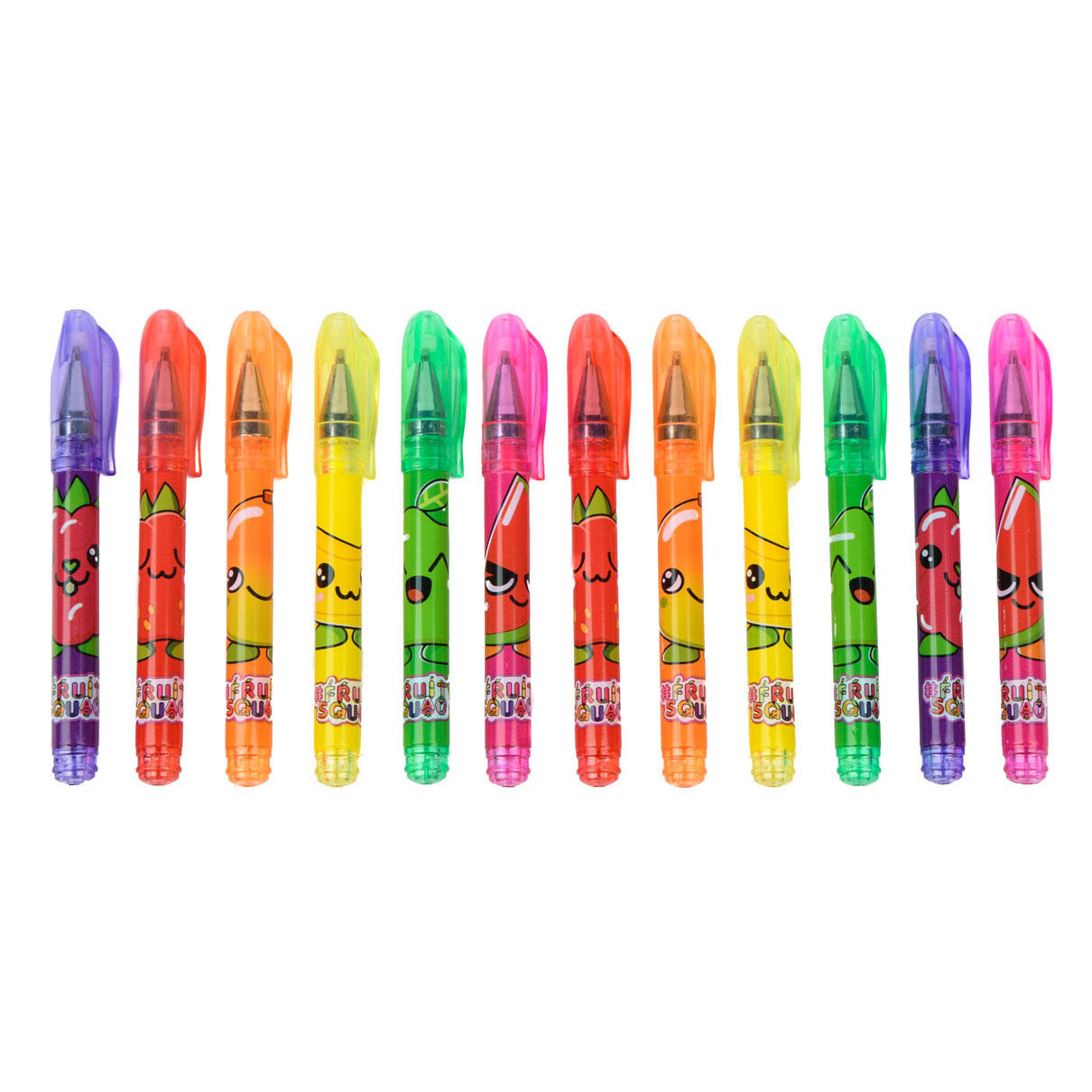 Canenco Fruity Squad Mini-Gelstifte mit Duft, 12 Stück.