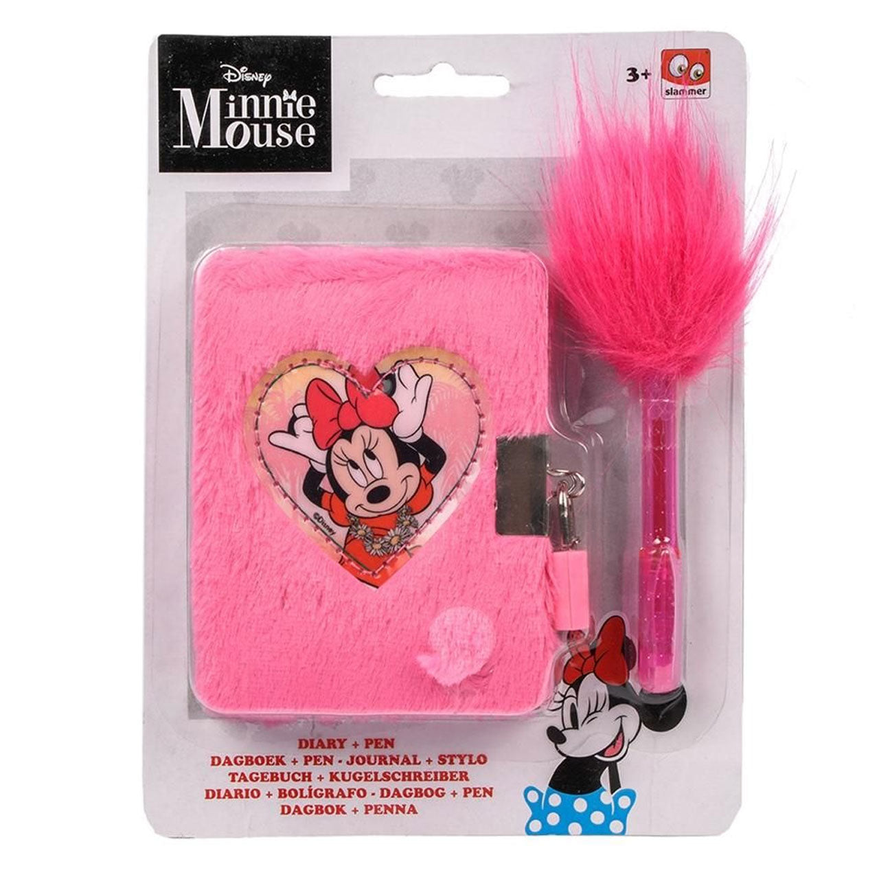 Slammer Minnie Diary Plüsch inkl