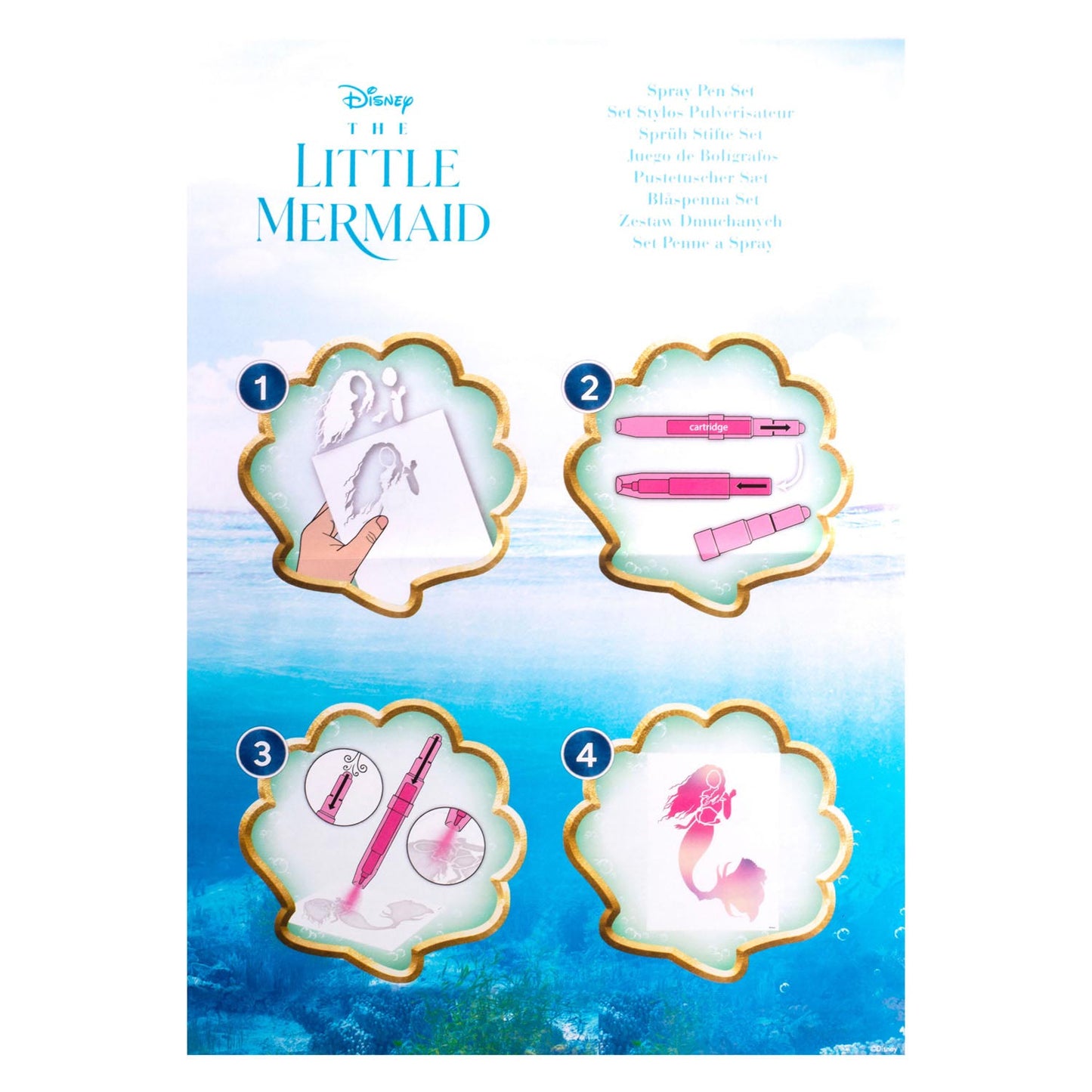 Das kleine mermaid blaaspenne set