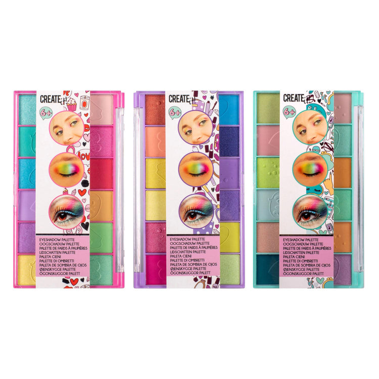 Erstellen Sie es! Schönheits -Lidschatten -Palette, 12 Farben!