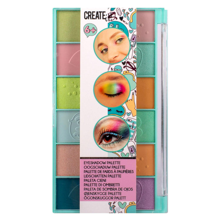 Erstellen Sie es! Schönheits -Lidschatten -Palette, 12 Farben!