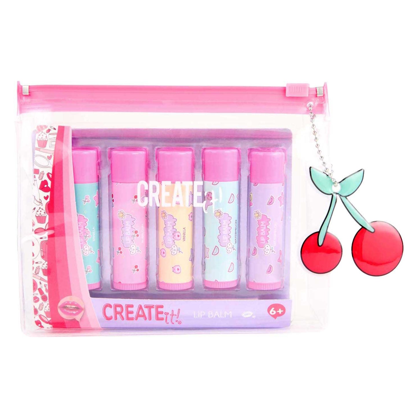 Erstelle es! Lippenbalsam im Etui, 5 Stk.