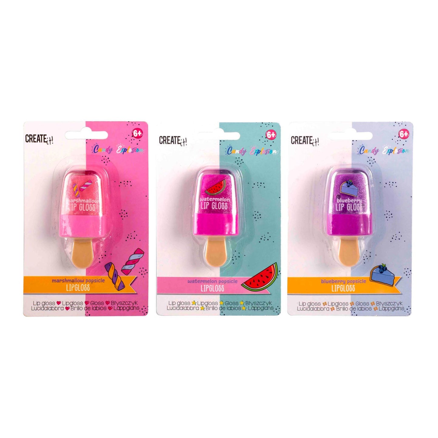 Canco erstellen es! Bonbon -Explosion Lipgloss icelolly