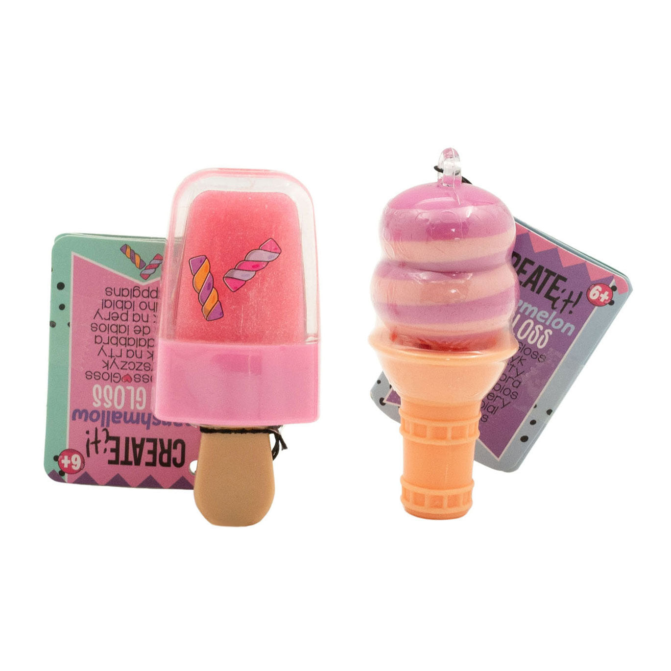 Erstellen Sie es! Bonbon -Explosion Lipgloss Lollipop