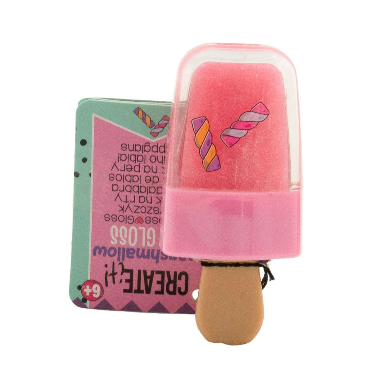 Erstellen Sie es! Bonbon -Explosion Lipgloss Lollipop