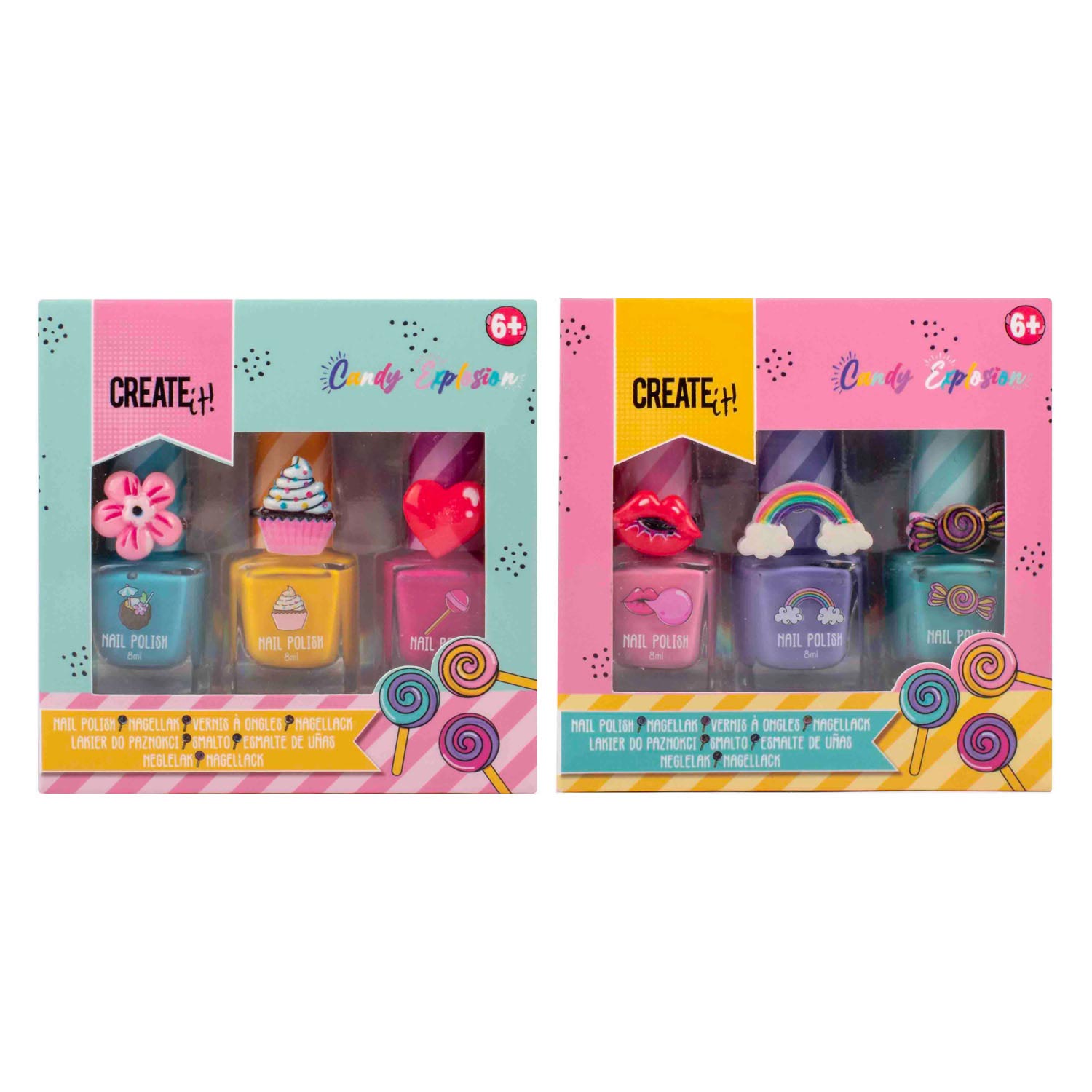 Erstelle es! Candy Explosion Nagellack, 3..