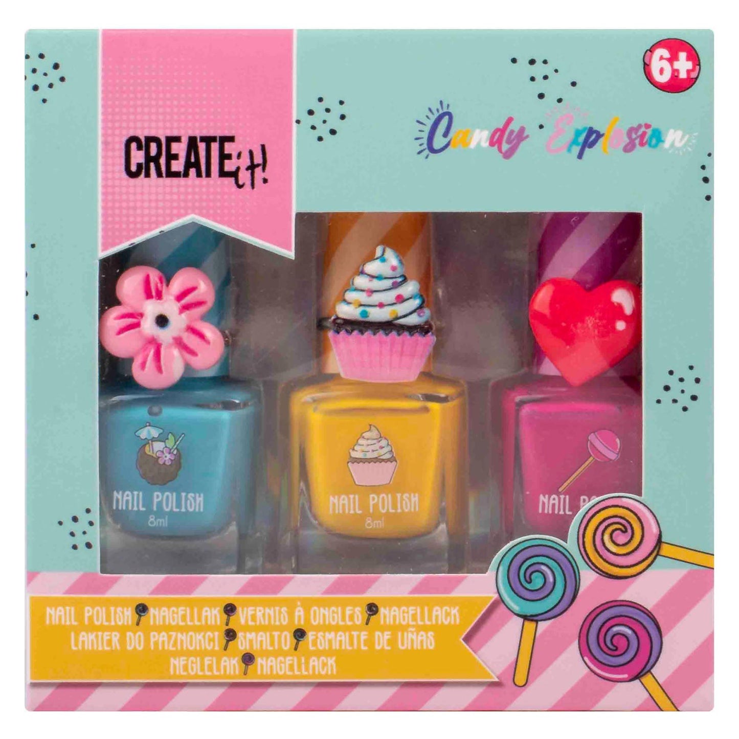 Erstellen Sie es! Candy Explosion Nagellack, 3..