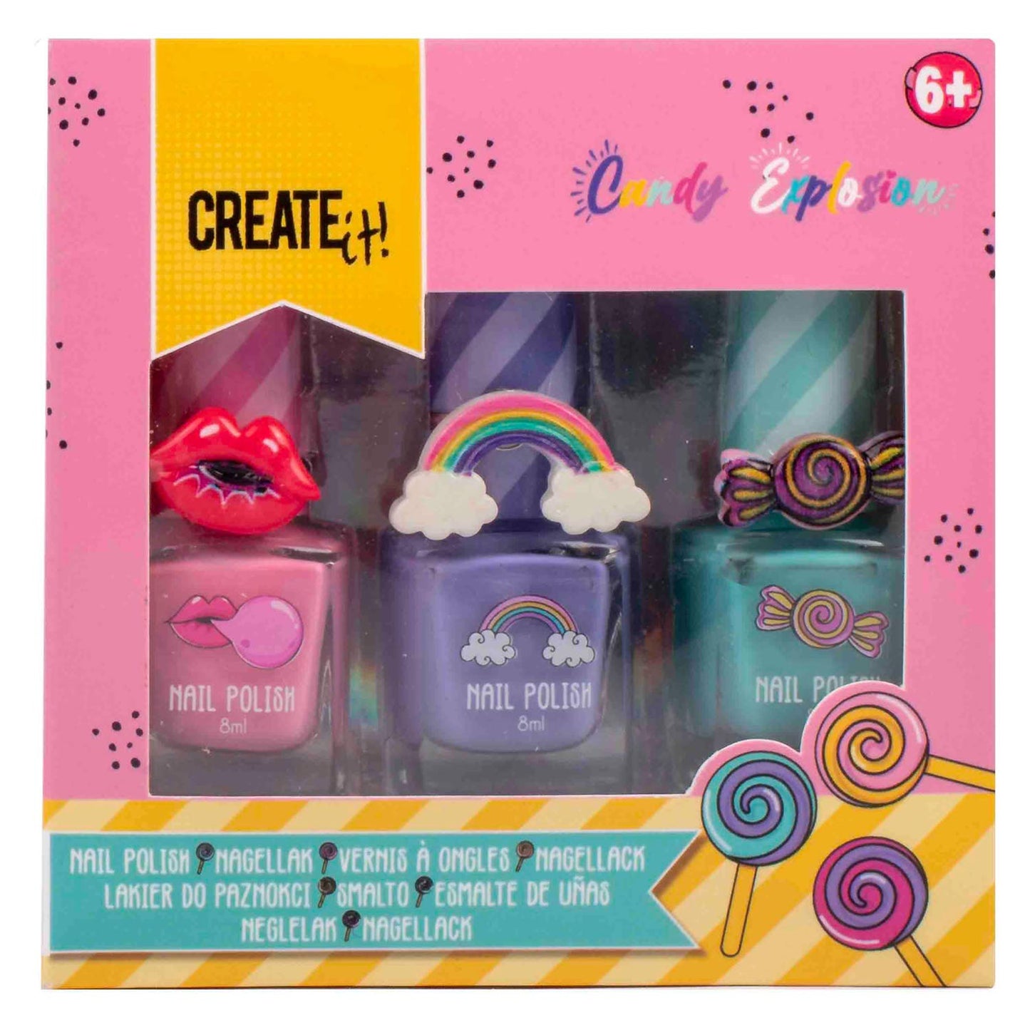 Erstelle es! Candy Explosion Nagellack, 3..