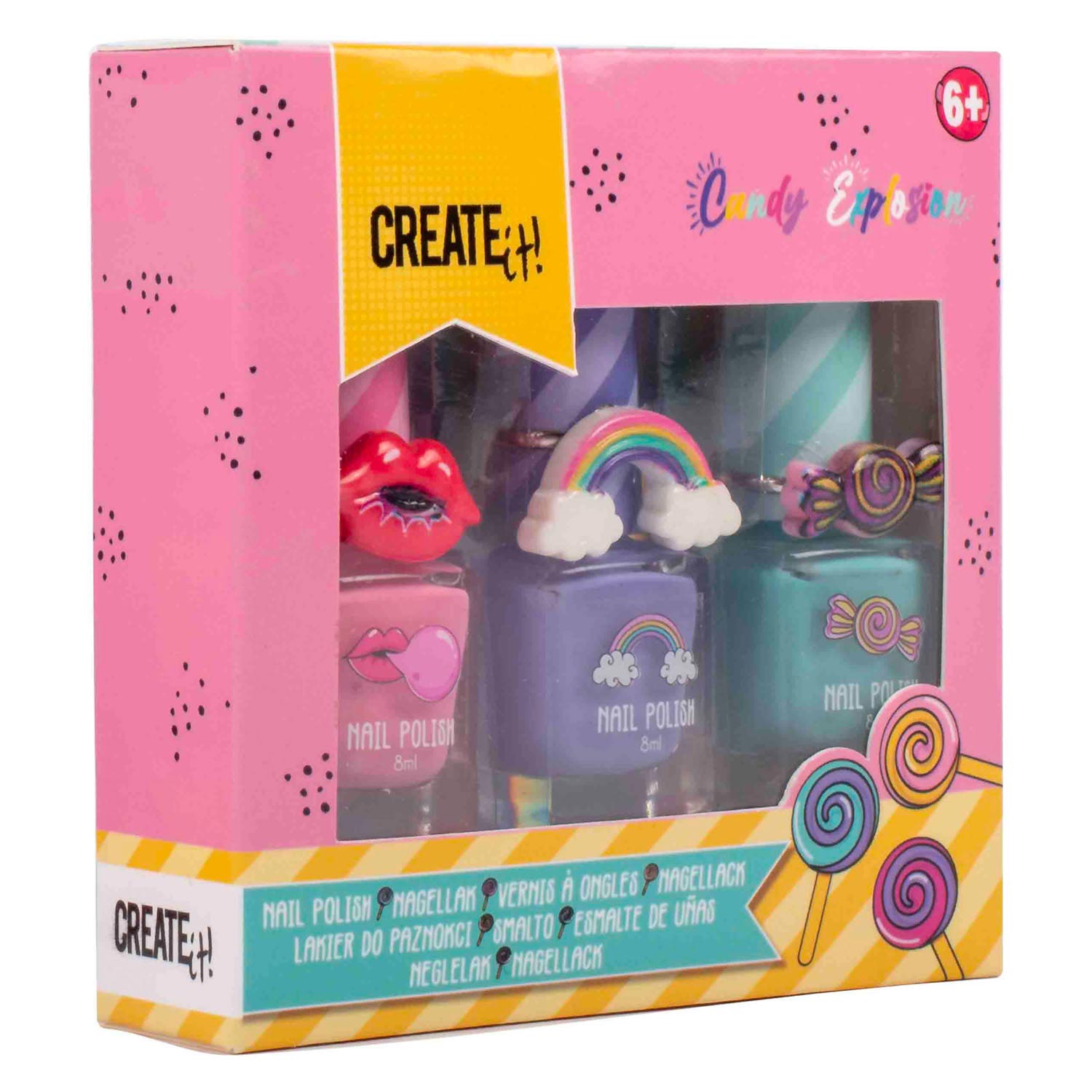 Erstellen Sie es! Candy Explosion Nagellack, 3..