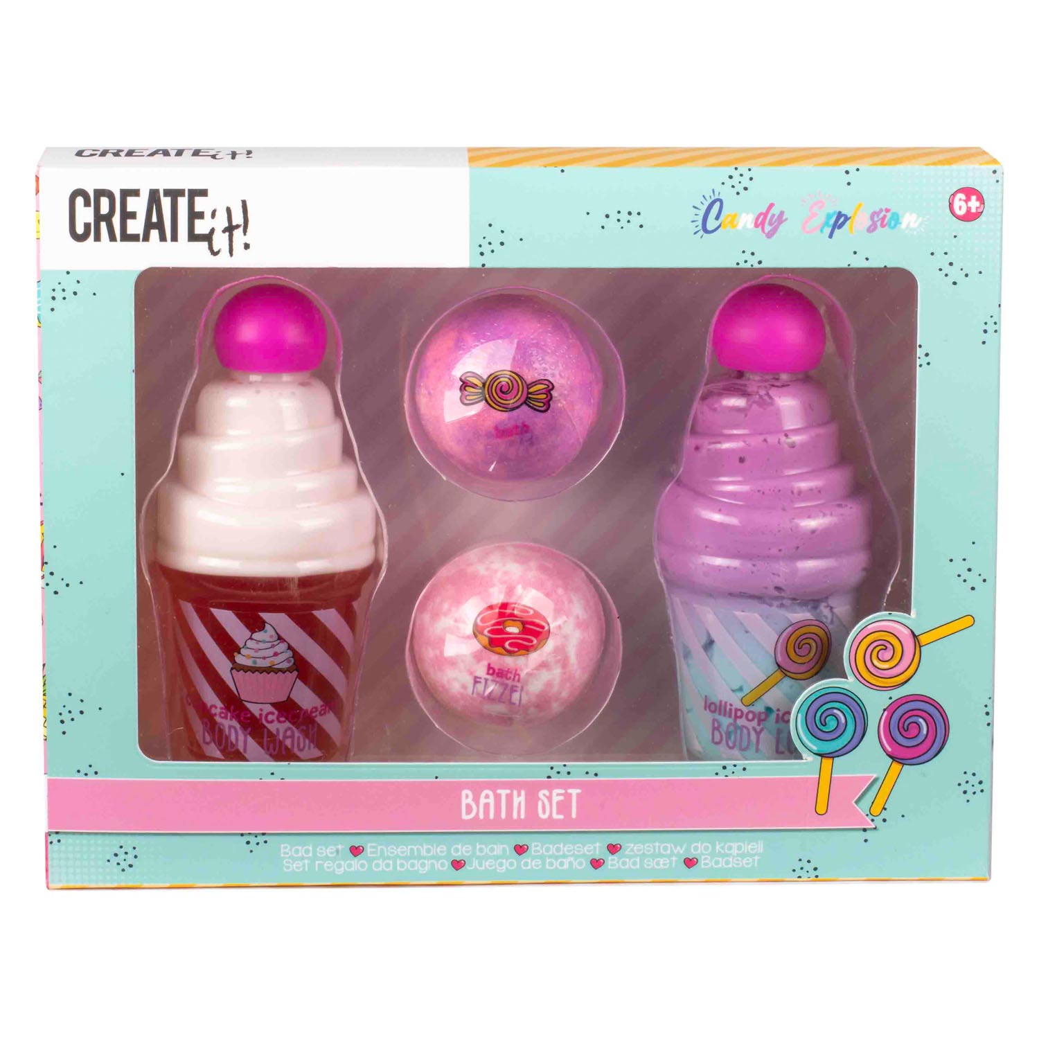 Erstelle es! Bonbon -Explosions -Bathet