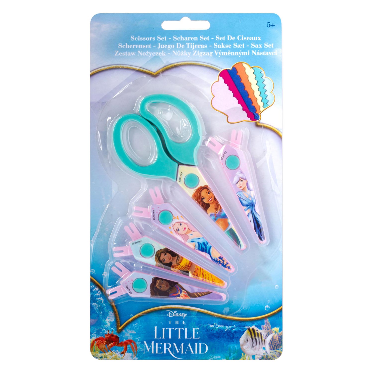 Die Little Mermaid Scissors mit 5 Kartellmagazinen