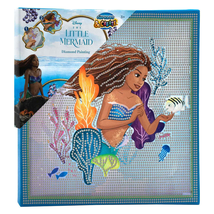 Canco der kleine Meerjungfrau -Diamantmalerei Canvas XL