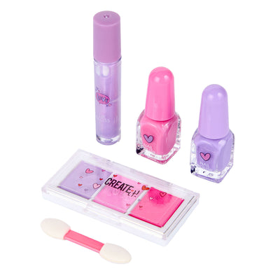 Erstelle es! Herz-Make-up-Set im Lippen-Look