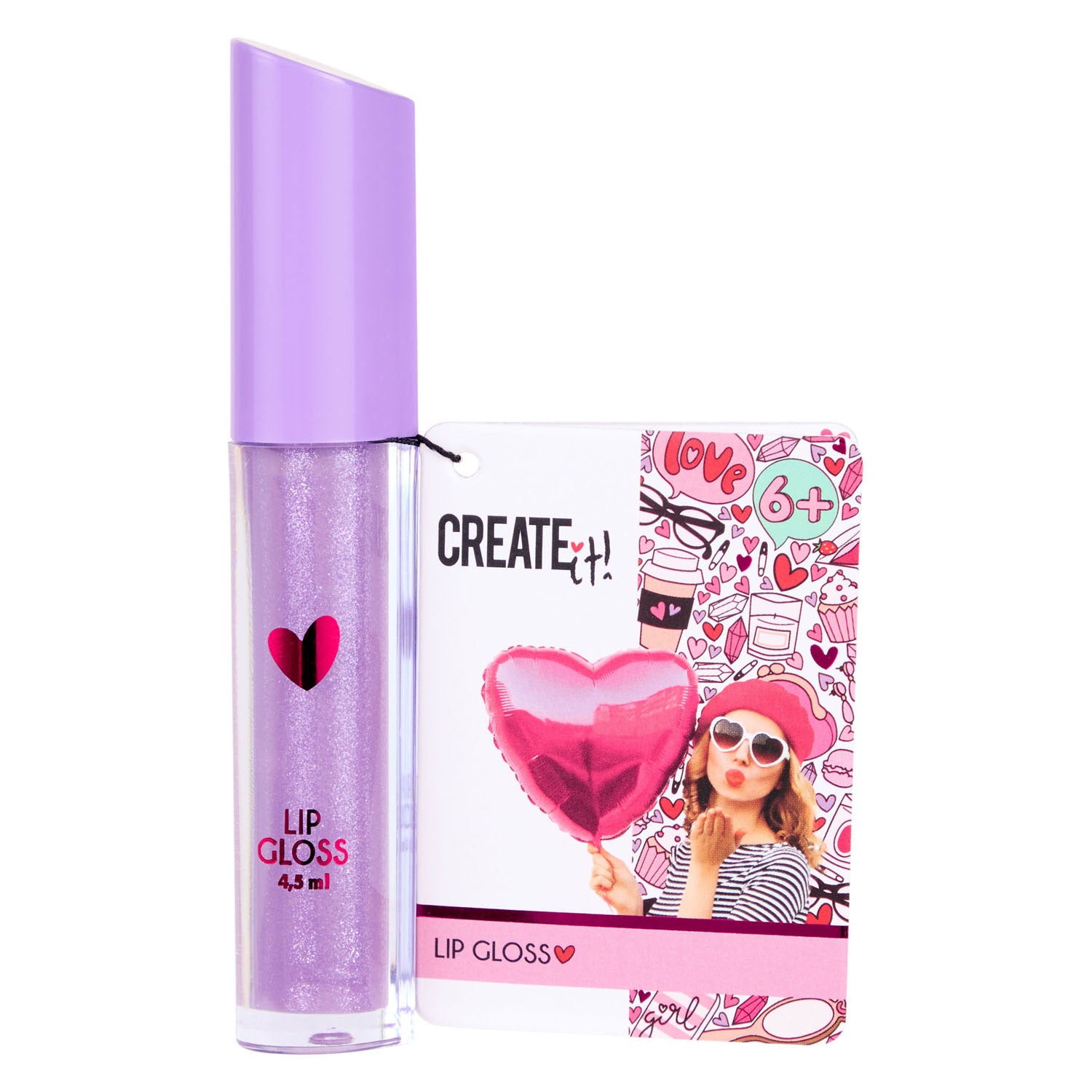 Erstelle es! Herz-Lipgloss