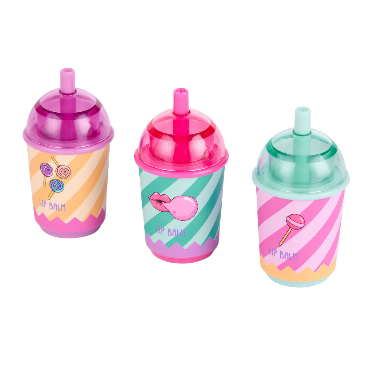 Erstelle es! Candy Lippenbalsam im Becher, 3 Stk.