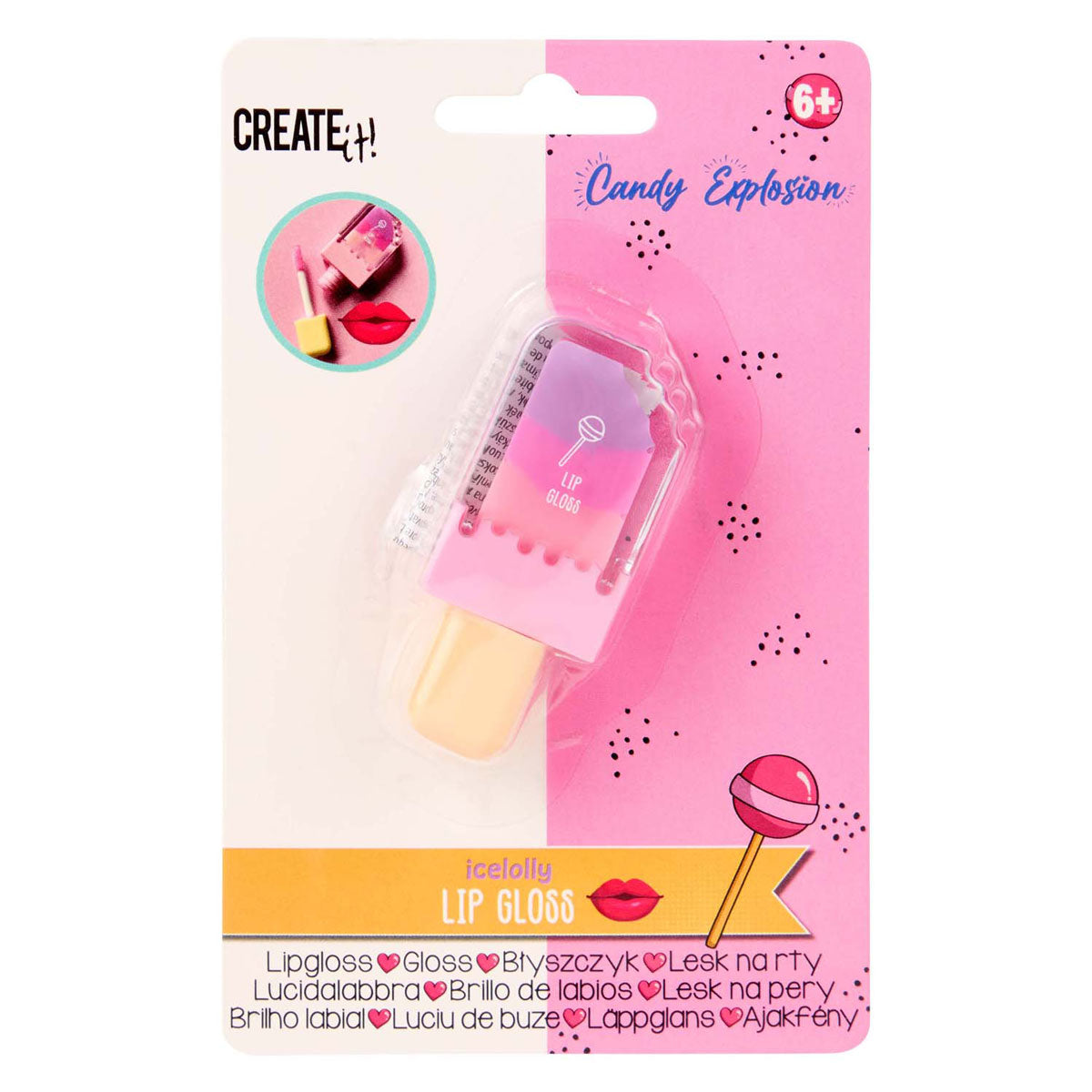 Erstellen Sie es! Candy Lipgloss Icelolly