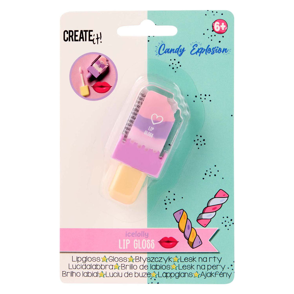 Erstellen Sie es! Candy Lipgloss Icelolly