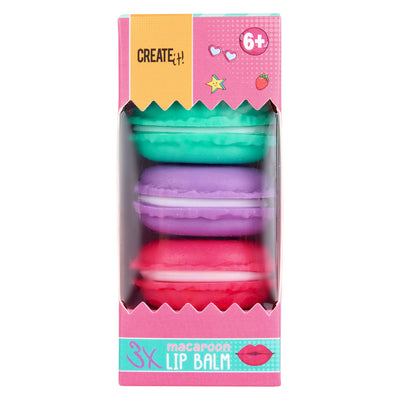 Erstellen Sie es! Candy Lippenbalsam Macaron Box, 3st.