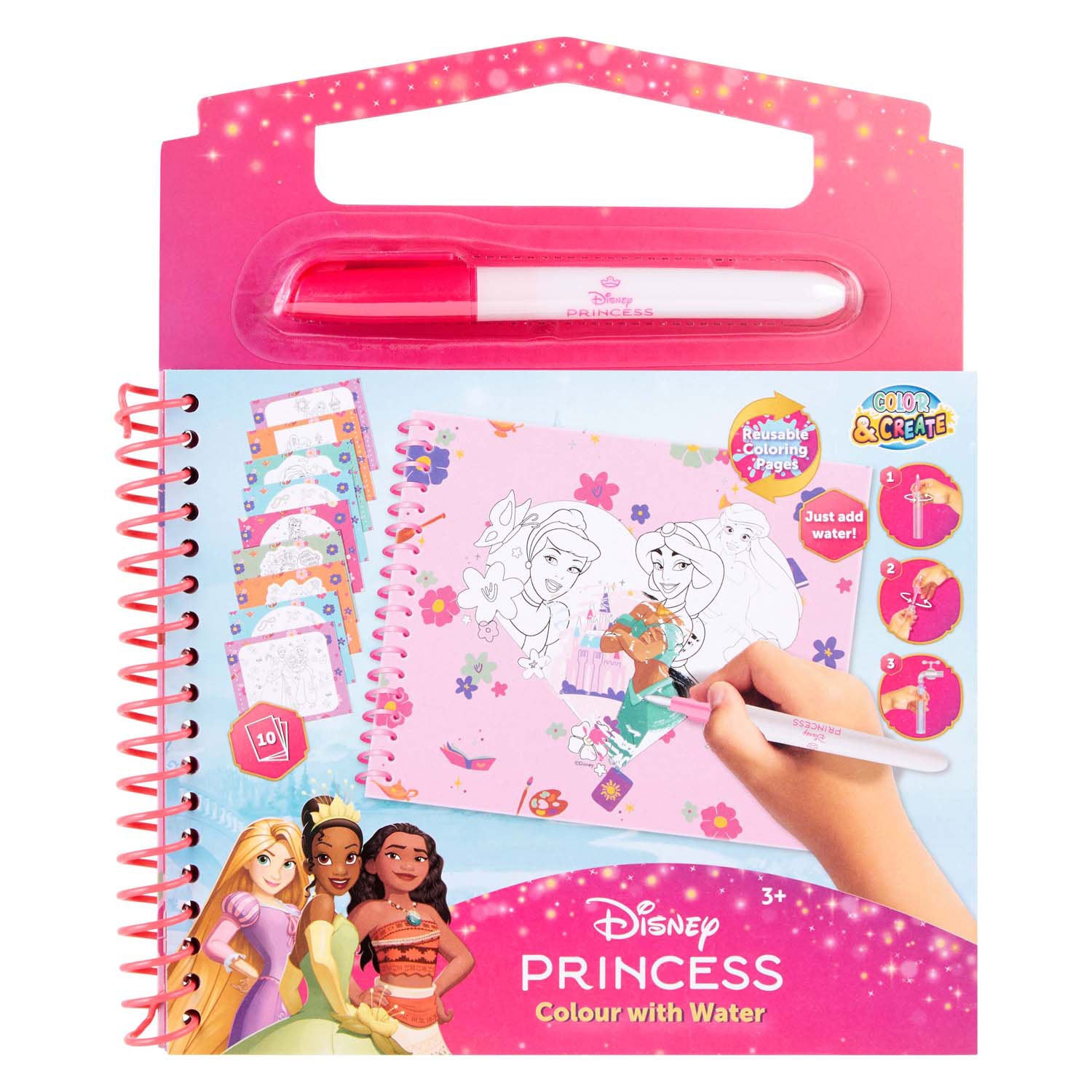 Canenco Disney Princess Malbuch mit Wasser