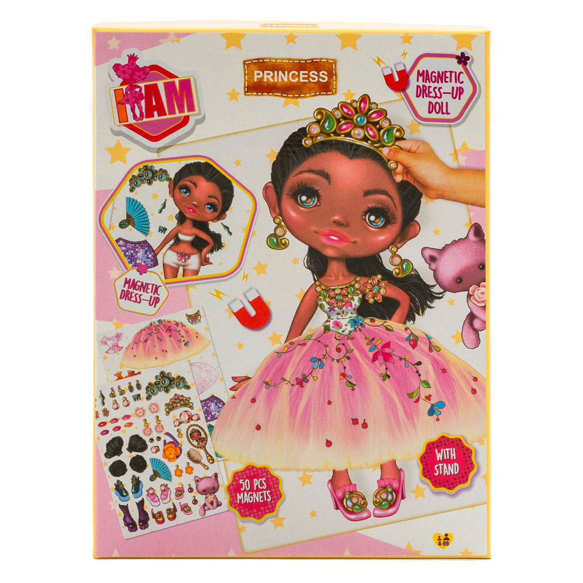 Canco ziehe Puppenmagnetprinzessin an