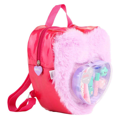 Canenco schafft es! Beauty-Make-up-Set im flauschigen Rucksack Love Purple