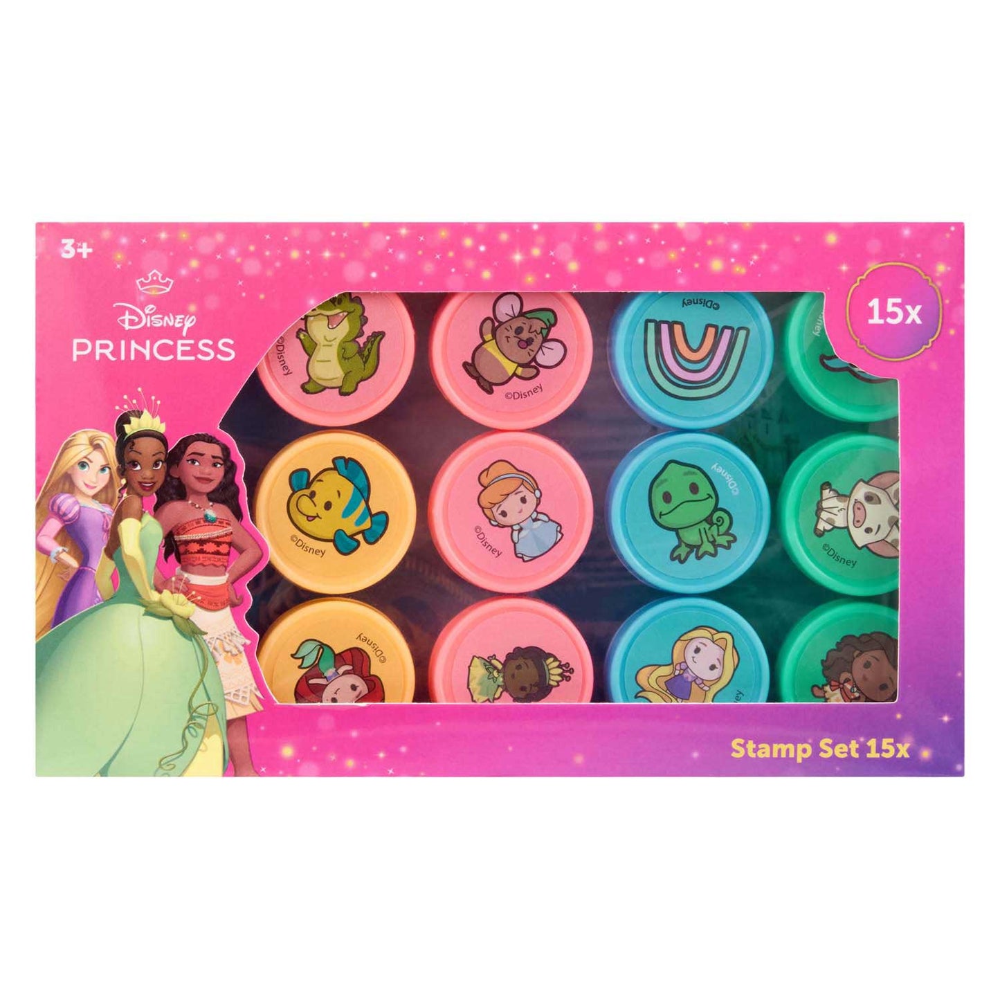 Canenco Disney Princess Stempelset, 15-teilig.
