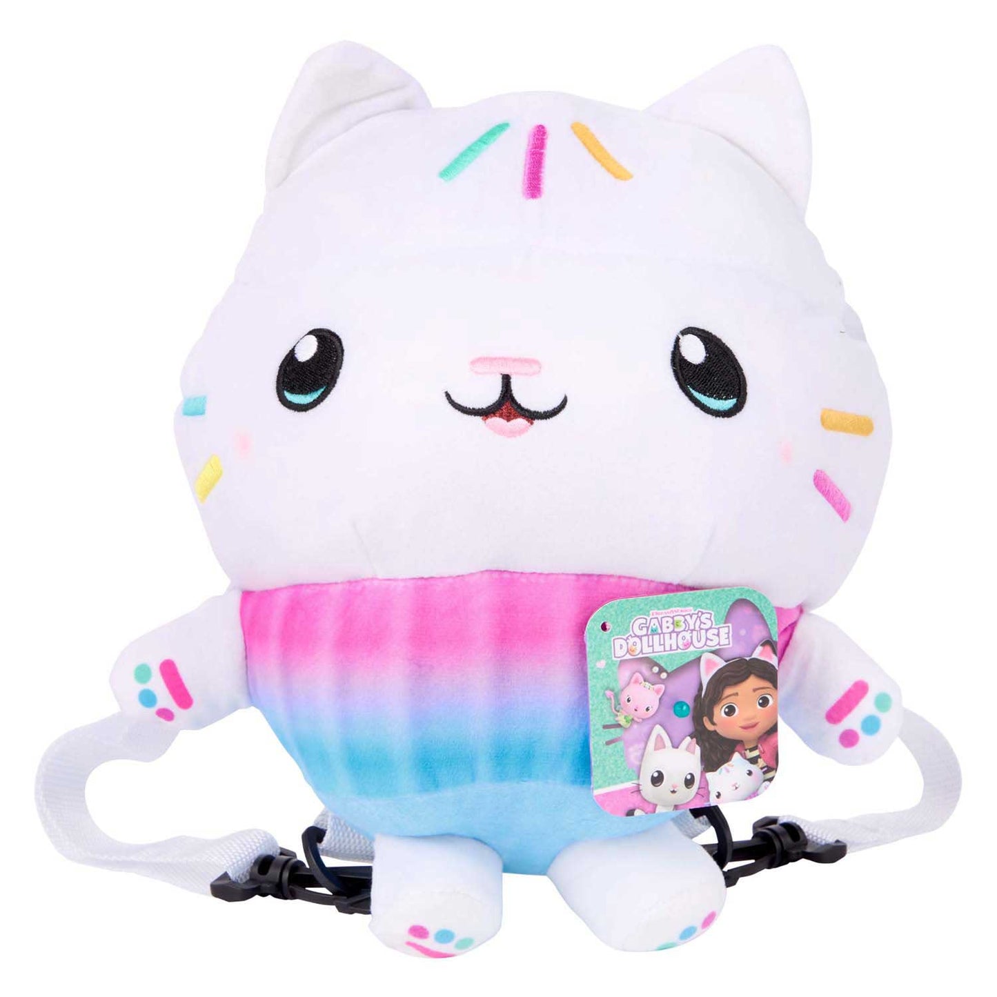 Canenco Gabbys Puppenhaus-Rucksack, 3D-Plüsch, kuchenartig