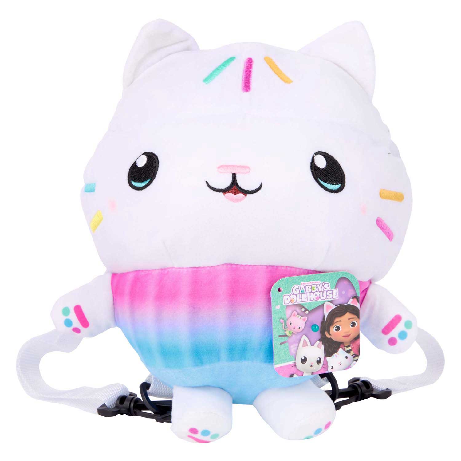 Canenco Gabbys Puppenhaus-Rucksack, 3D-Plüsch, kuchenartig