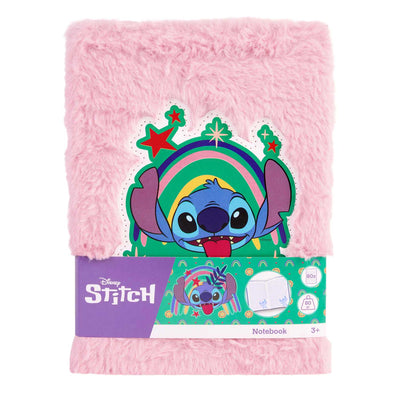 Canenco Stitch Plüsch-Notizbuch rosa
