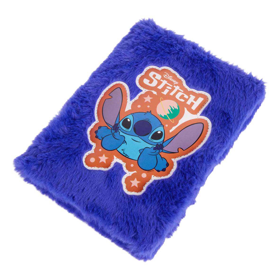 Canenco Stitch Plüsch-Notizbuch dunkelblau