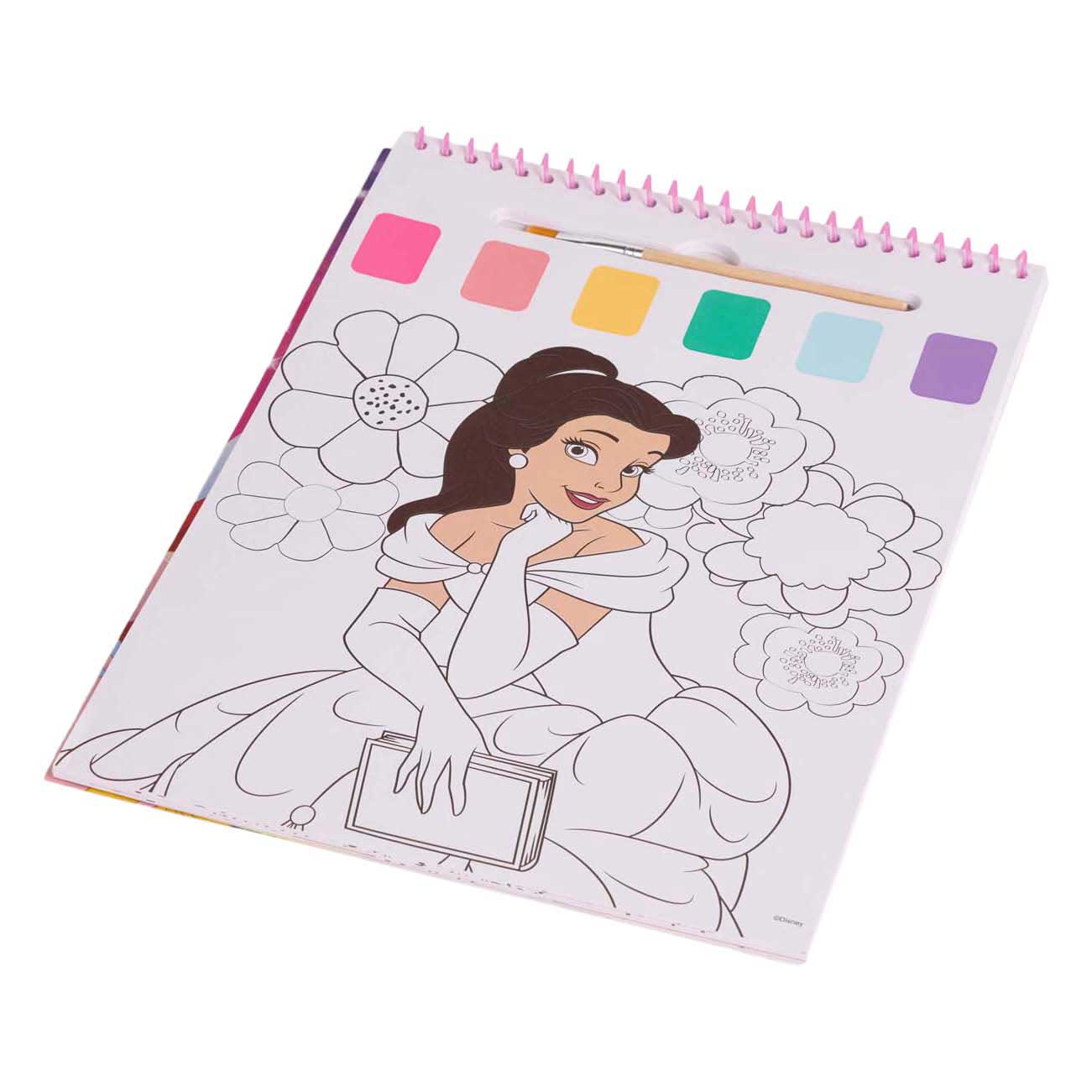 Canenco Disney Princess Wasserfarben-Set-Buch – inkl. Pinsel