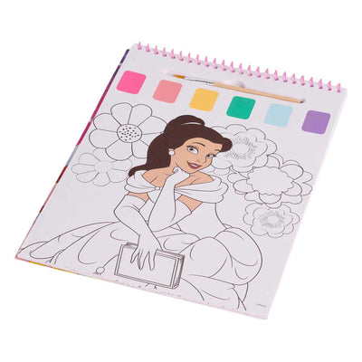Canenco Disney Princess Wasserfarben-Set-Buch – inkl. Pinsel