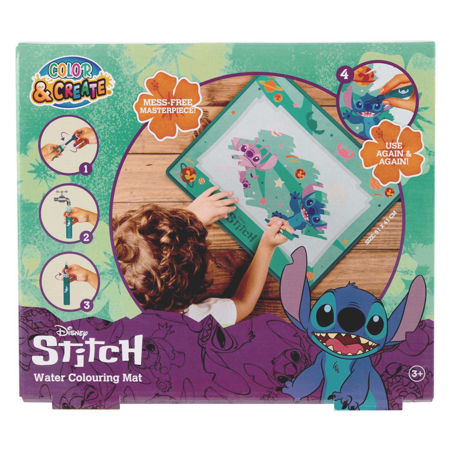 Canenco Stich-Aquarell-Spielmatte, 51 x 41 cm