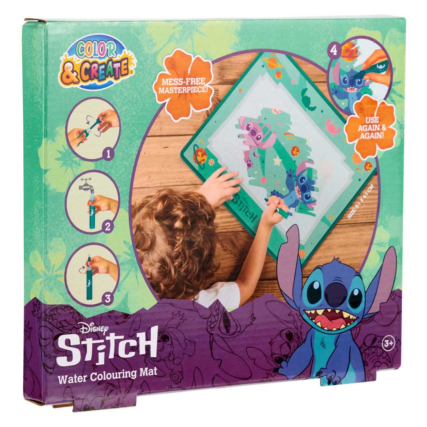 Canenco Stich-Aquarell-Spielmatte, 51 x 41 cm