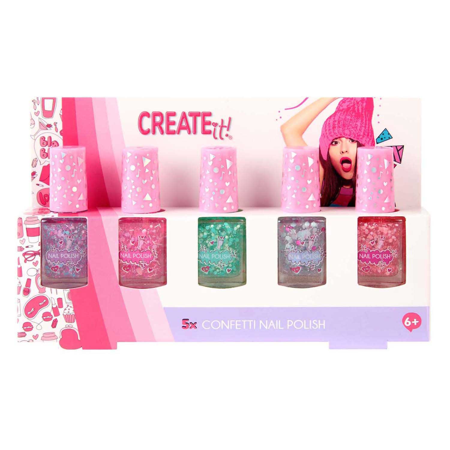 Canenco schafft es! Nagellack-Konfetti - 5 Stk.