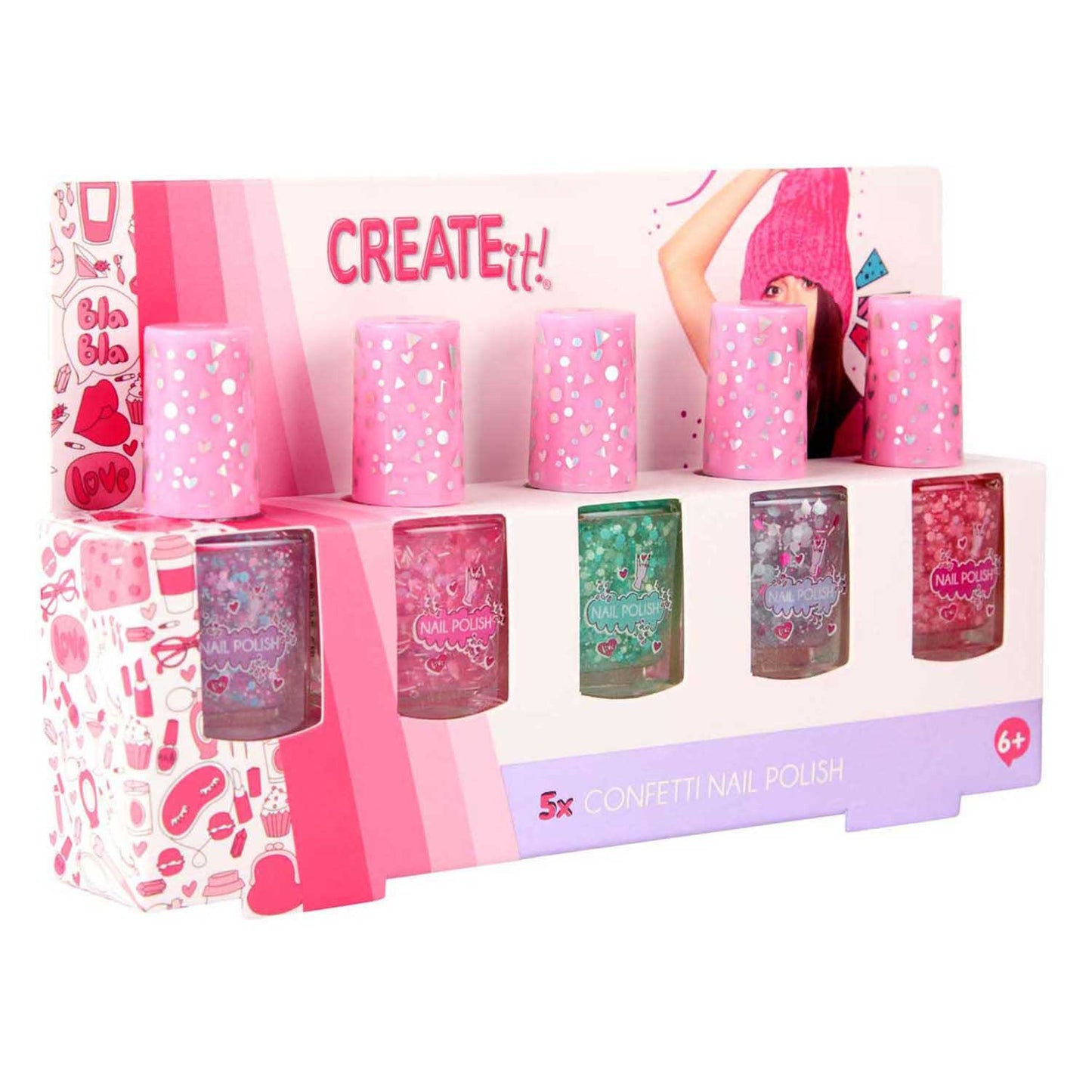 Canenco schafft es! Nagellack-Konfetti - 5 Stk.