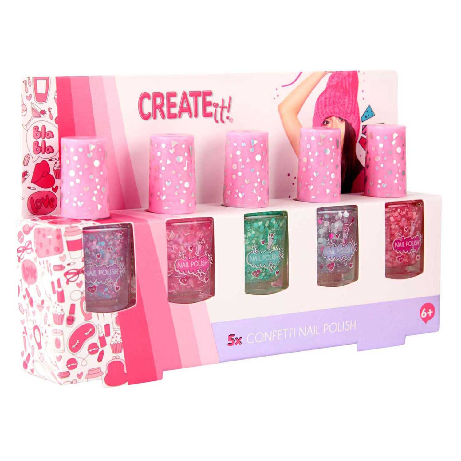 Canenco schafft es! Nagellack-Konfetti - 5 Stk.