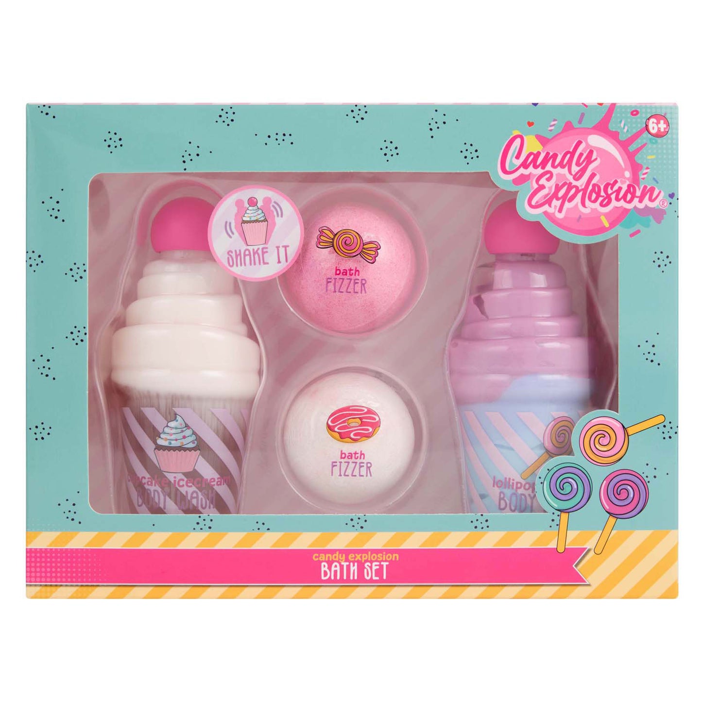 Erstelle es! Candy-Explosion-Badeset