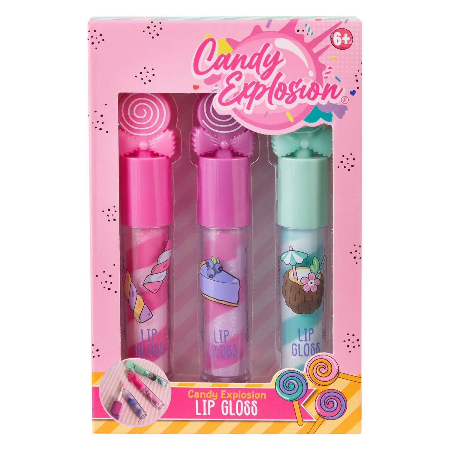 Canenco schafft es! Candy Explosion Lipgloss – 3 Stk.