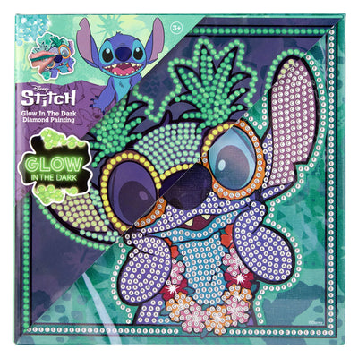 Canenco-Stitch-Diamantgemälde auf Leinwand, leuchtet im Dunkeln, 19 x 19 cm