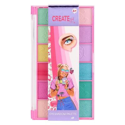 Canenco schafft es! Lidschatten-Palette Regenbogenrosa - 12 Stk.