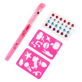Erstelle es! Tattoo-Duftstift mit Diamanten und Schablonen | 12 Stück - afbeelding 3